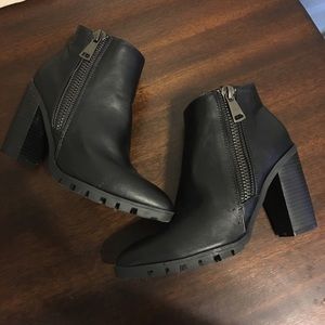 Chic black ankle boots